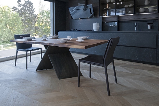 Strada Legnami & Parquet srl Parquet rovere prefinito a spina - 4