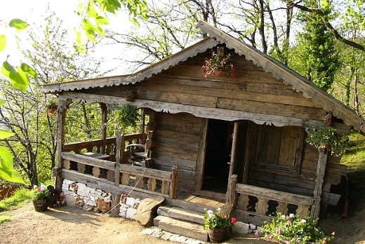 Legno Antico CHALET IN ROVERE PROVENIENTE SVIZZERA - 8
