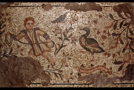 La Bottega delle Arti Antiche Mosaico romano con coccio-pesto - 1