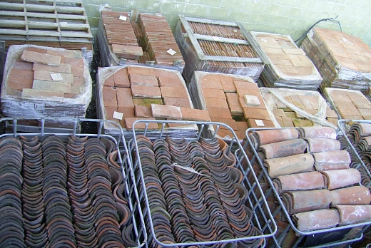 CAMPI EDILIZIA SNC - Materiali edili di recupero per restauri e ristrutturazioni Tavelle in cotto, coppi e mattoni vecchi - 6
