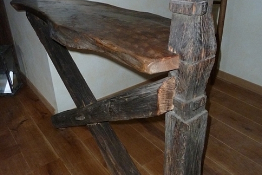 Legno Antico MOBILI-PANCHE-SCALE-TAVOLI - 9
