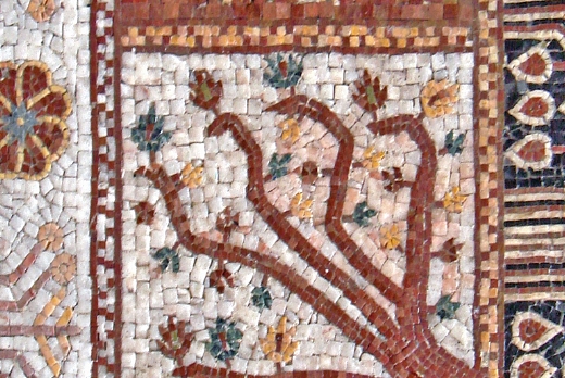 mosaico marmo a disegno