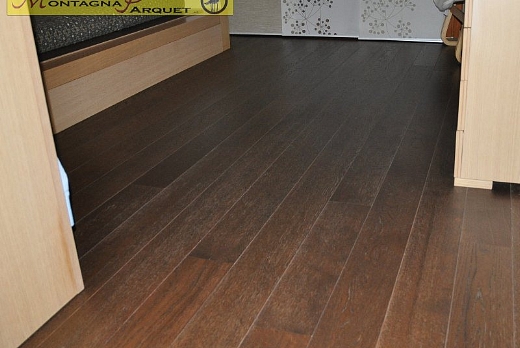 Montagna Parquet Plancia Prefinita 2 strati Rovere Tinto Castagno - 2