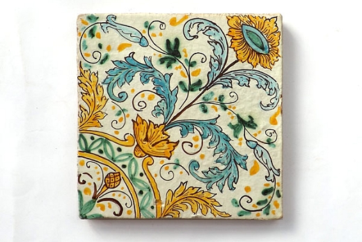 Ghenos Mattonella in maiolica - 1
