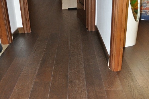 Montagna Parquet Plancia Prefinita 2 strati Rovere Tinto Castagno - 4