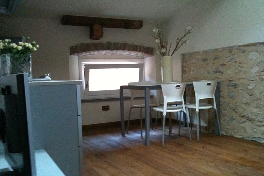 Cucina in mansarda