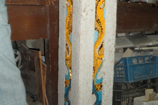 La Bottega delle Arti Antiche Mosaici romani anticati con inserti di coccio pest - 8