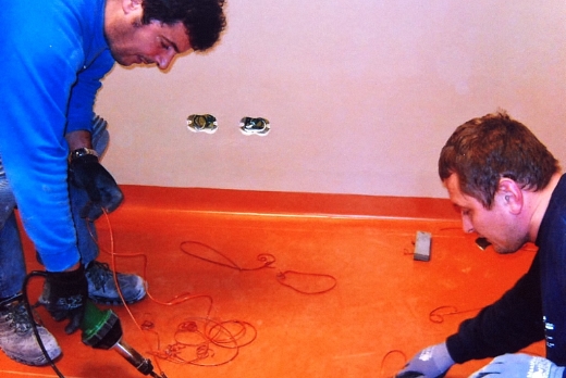arredamenti moquettes pavimentazione tecnica in pvc per sala opera - 5
