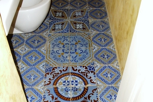BON TON SRL cotto smaltato decorato 20x20 - 1