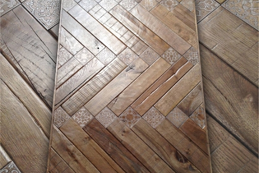 A P I - Antichi Pavimenti Italiani PARQUET A SPINA DI PESCE ARTISTICO - 4