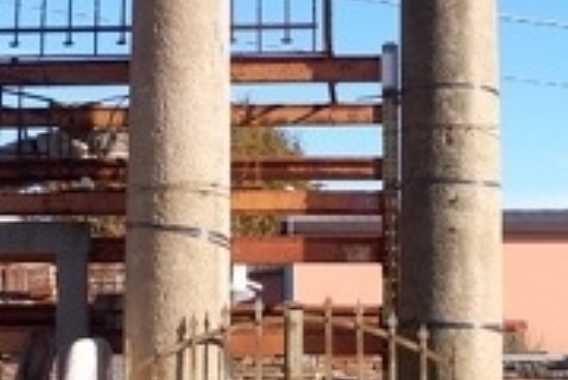 Recuperando Brick and Stone Colonne in pietra di recupero - 2