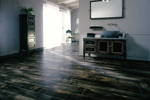 De Zotti Design ROVERE RUSTICO NERO effetto INVECCHIATO - 1