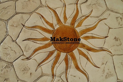 Mak Stone Superfici Innovative Pavimento Stampato in CLS - 1